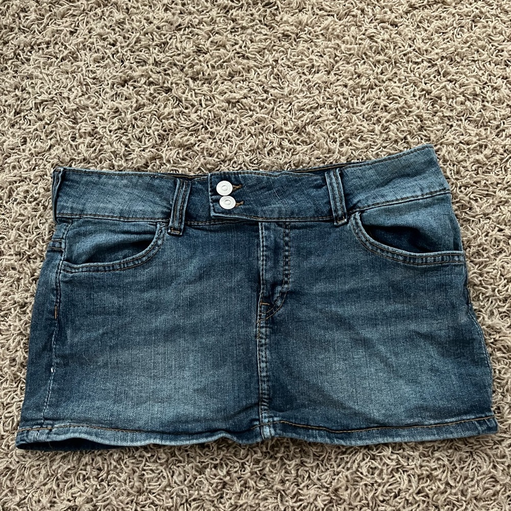 Ultra Mini Jean Skirt